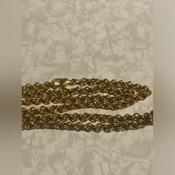 💎 Vintage Costume Acorn Faux Pearl Necklace #7516 - Picture 7 of 9